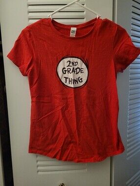 District Red Short-Sleeve '2nd Grade Thing' Graphic Tee